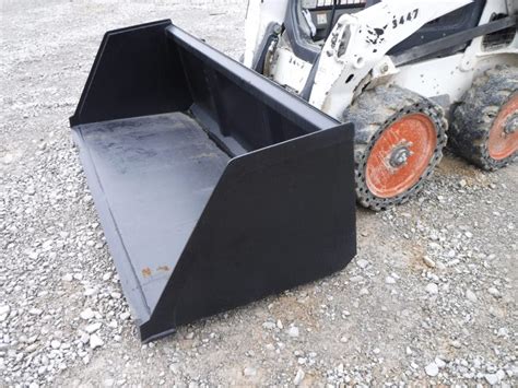 skid steer litter bucket|turkey litter bucket.